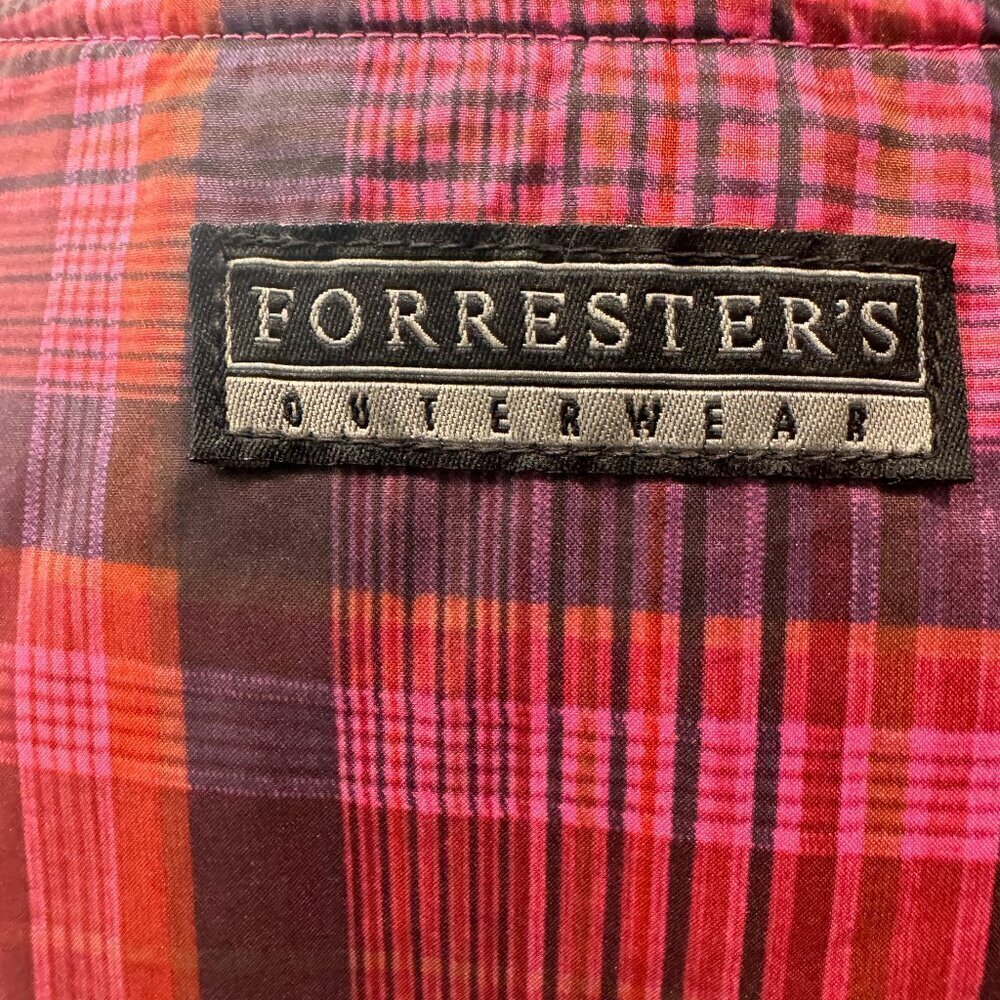 Forrester's Men's Plaid Performance Pullover Windbreaker - Size Large - Picture 6 of 8